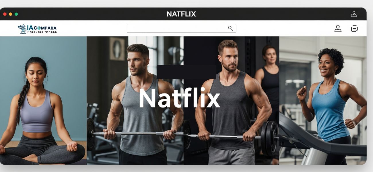 Natflix Fitness: Sua Plataforma de Treino Online Completa 1 Natflix cursos