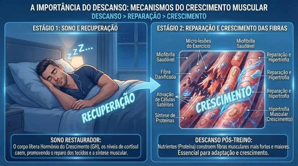 Treinar o mesmo músculo todos os dias acelera o crescimento 