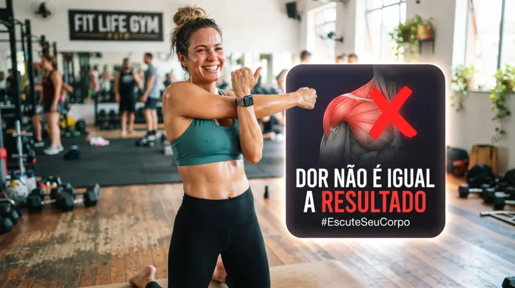 Fit Compara, dor na musculação